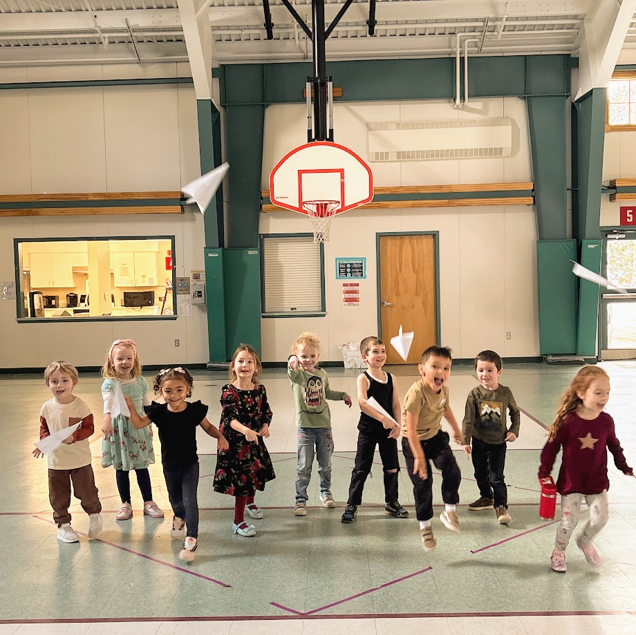 Flying paper airplanes